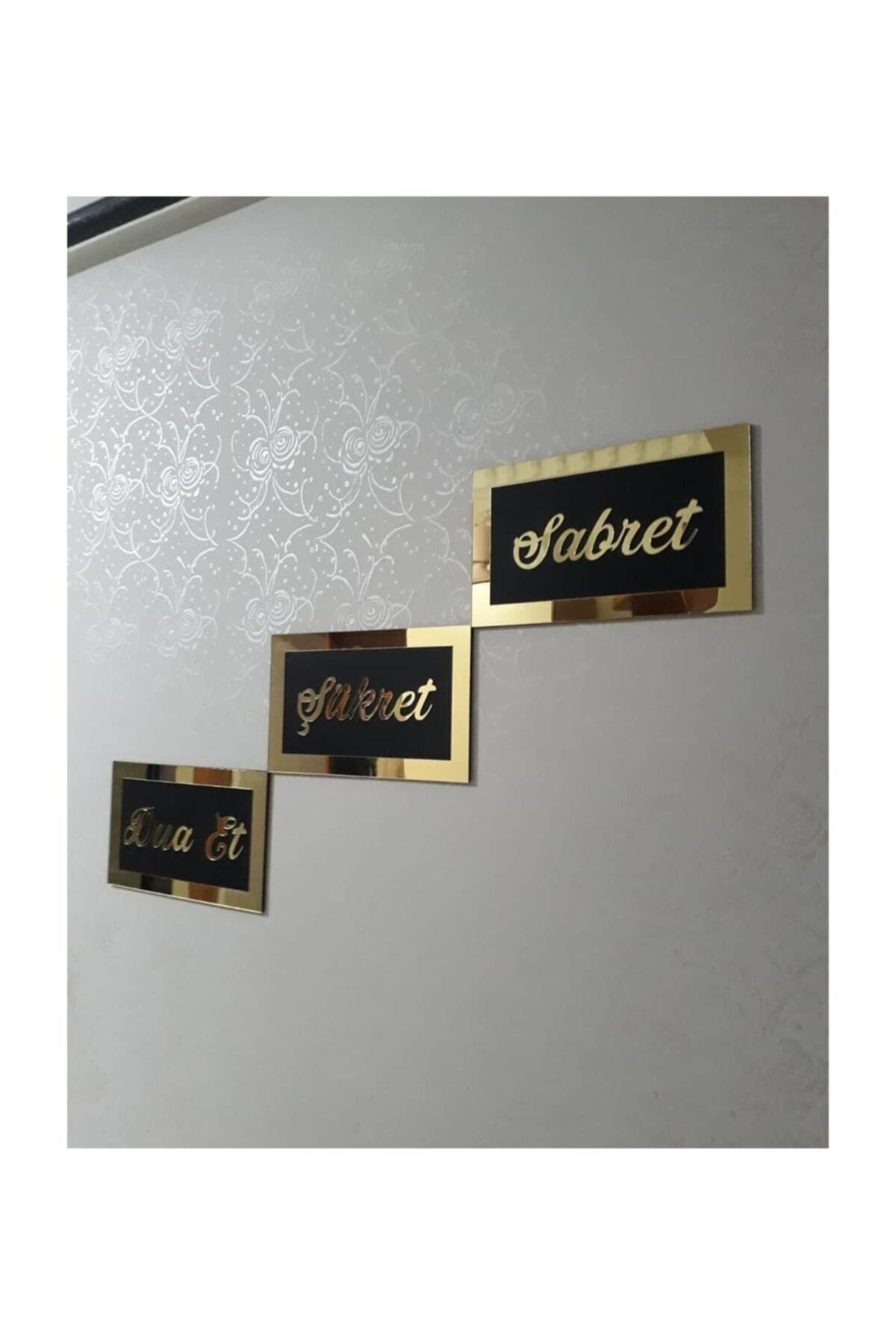 3d%20(üç%20Boyutlu)%20GOLD%20Aynalı%20Sabret%20Şükret%20Dua%20Et%20Üçlü%20Set%20Islami%20Duvar%20Tablosu