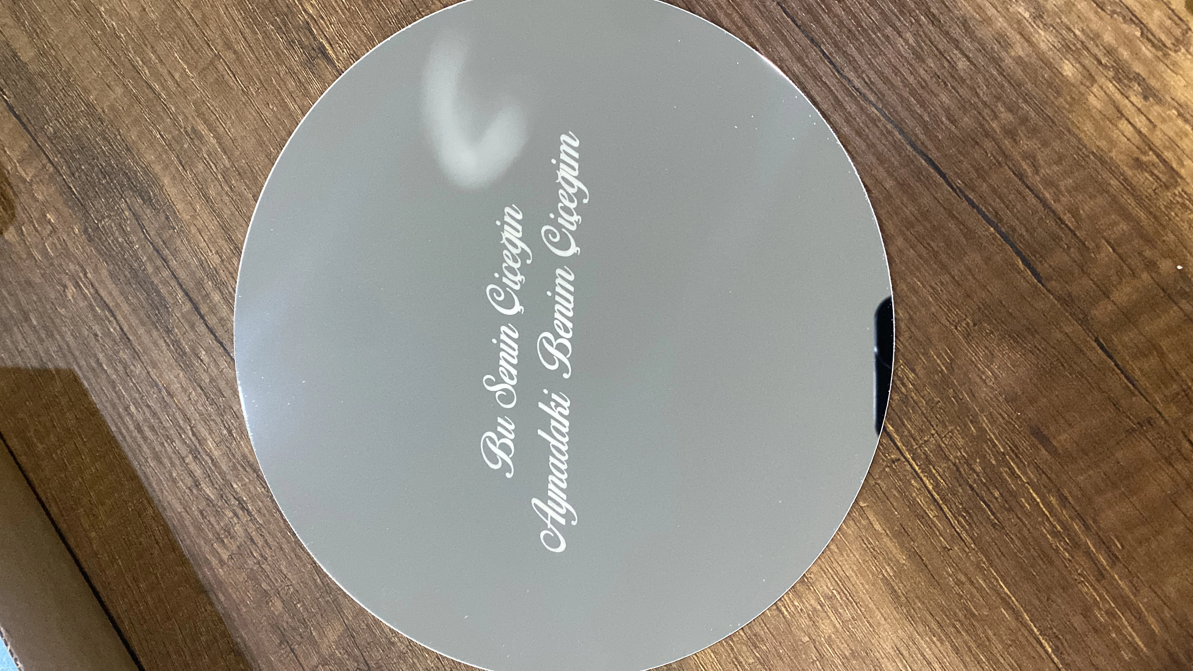 Buket Çiçek Aynası Pleksi ayna TOPTAN - 20 cm