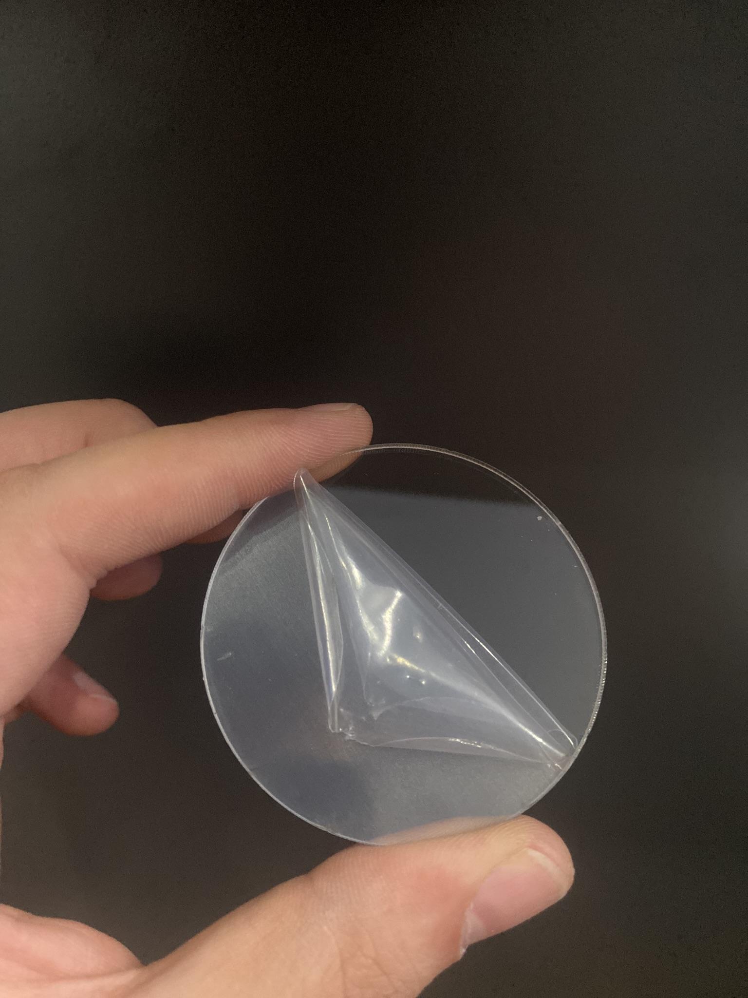 Şeffaf Yuvarlak Daire 6cm çapında üzeri boş Kaliteli pleksi magnet tabanı 50 ADET Süslemeye Uygun