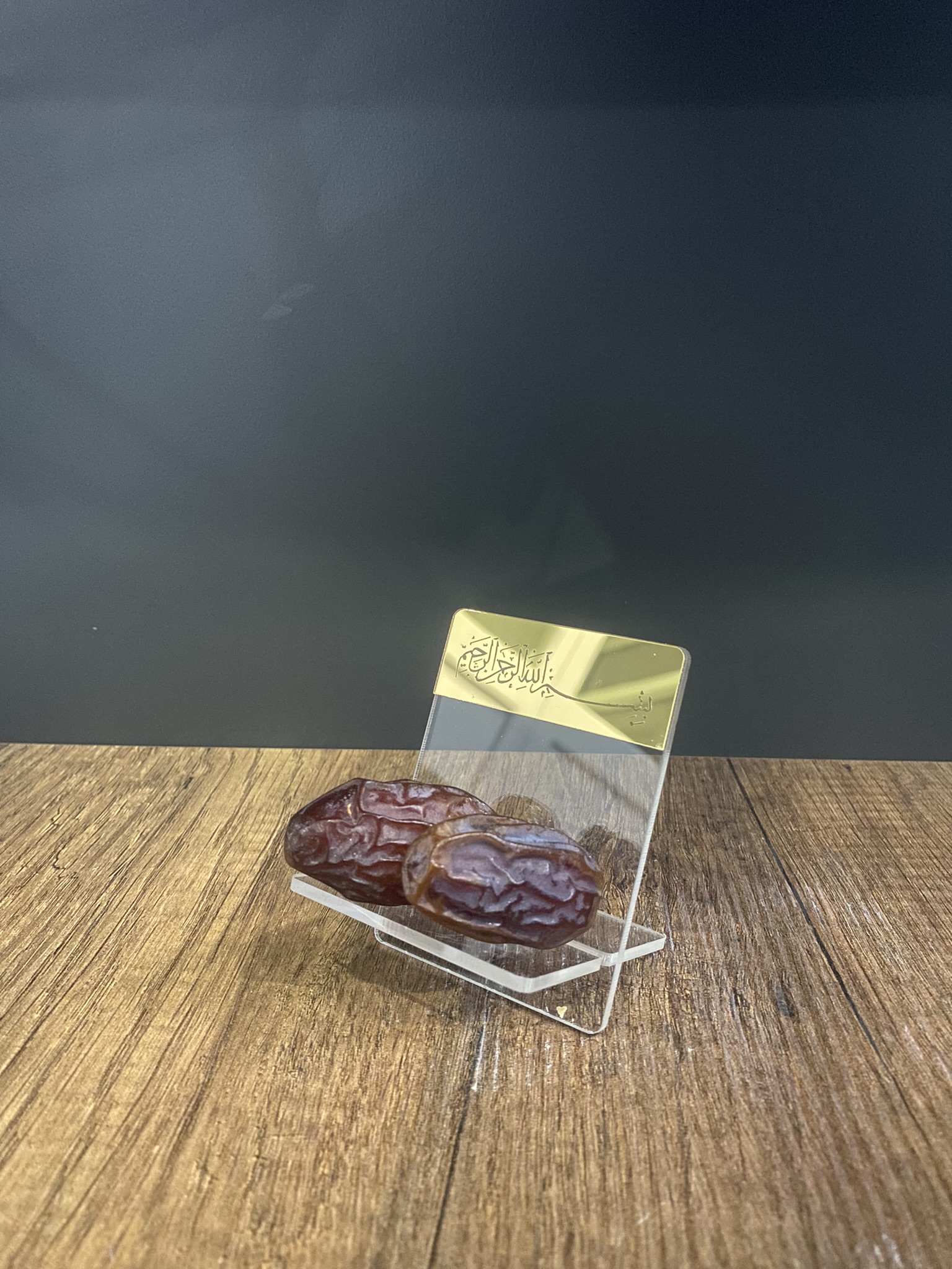Hurmalık 6 Adet Hurma Lokum Tabagı Ramazan Süsü Hurma Sunum Stand Gold
