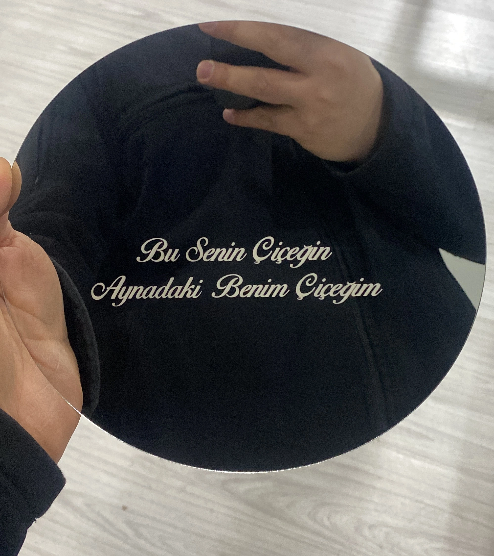 Buket Çiçek Aynası Pleksi ayna TOPTAN - 20 cm