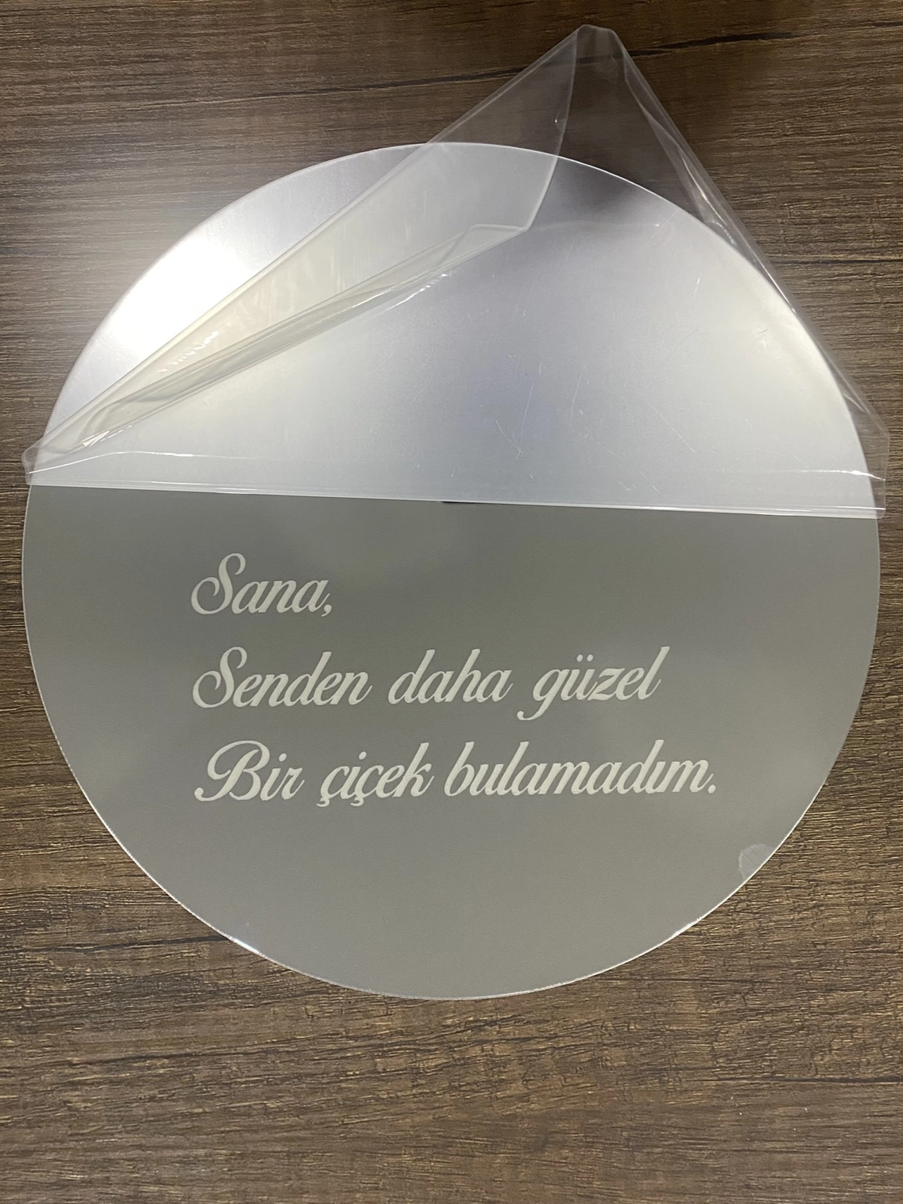 Buket Çiçek Aynası Pleksi ayna TOPTAN - 20 cm