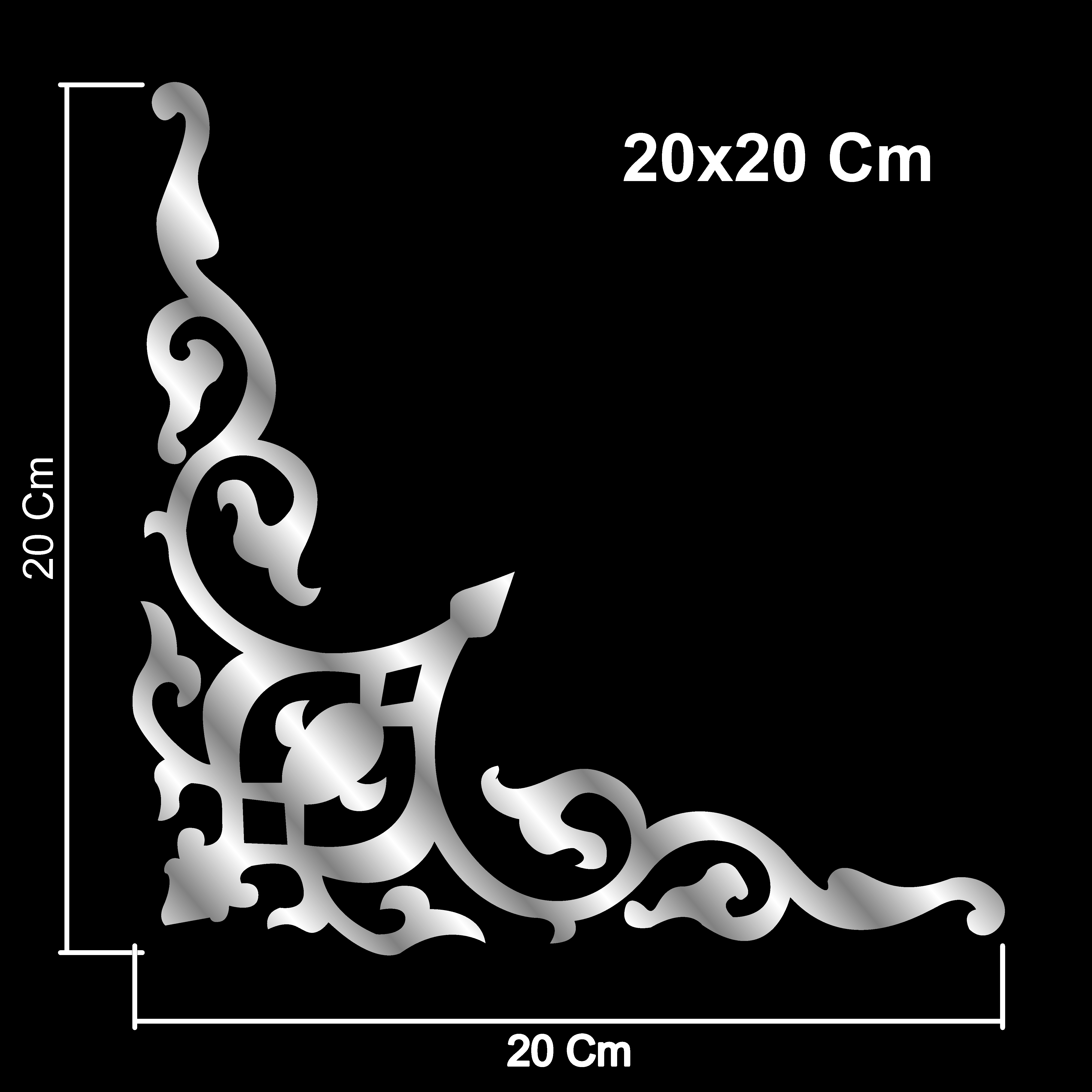 Dekoratif%20Yapışkanlı%20Mobilya%20Dolap%20Süsü%20dekor%20Bordür%2020%20X%2020%20Cm%20Köşe%20Aynalı%20Pleksi%20Gümüş%204%20adet