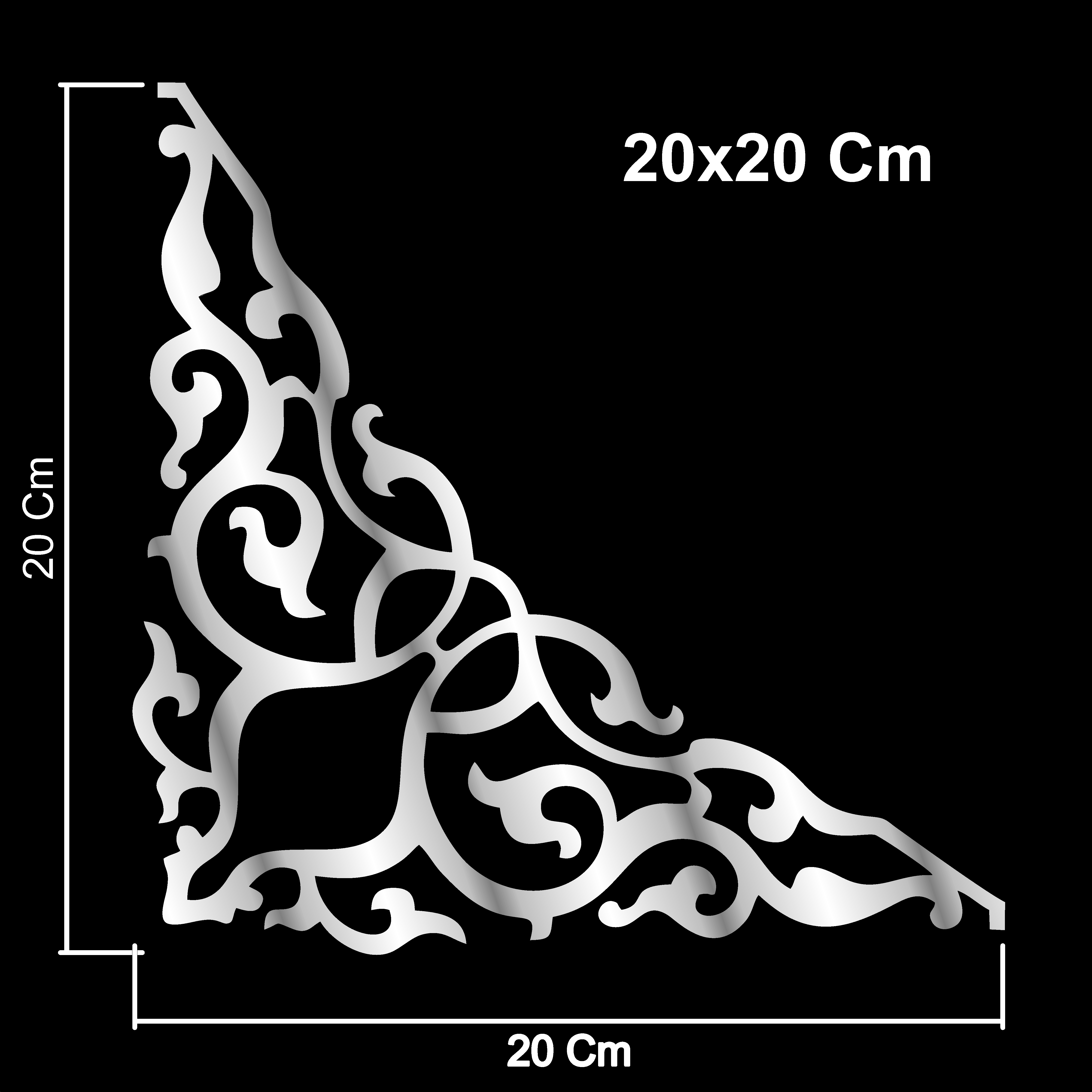 Dekoratif%20Yapışkanlı%20Mobilya%20Dolap%20Süsü%20dekor%20Bordür%2020%20X%2020%20Cm%20Köşe%20Aynalı%20Pleksi%20Gümüş%204%20adet