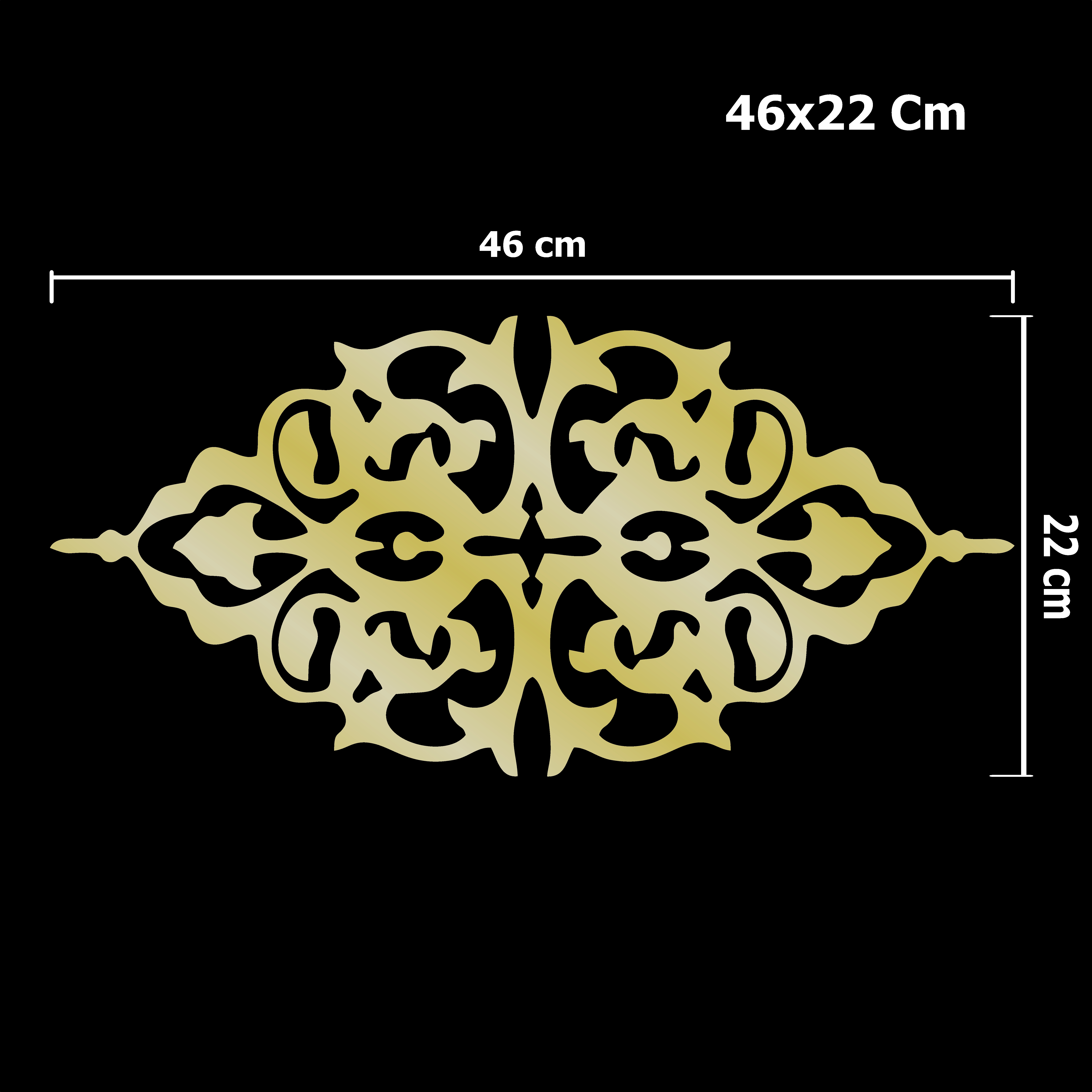 Dekoratif%20Yapışkanlı%20Mobilya%20Dolap%20Süsü%20dekor%20Bordür%2046X22%20Cm%20orta%20Aynalı%20Pleksi%20Gold%202%20adet