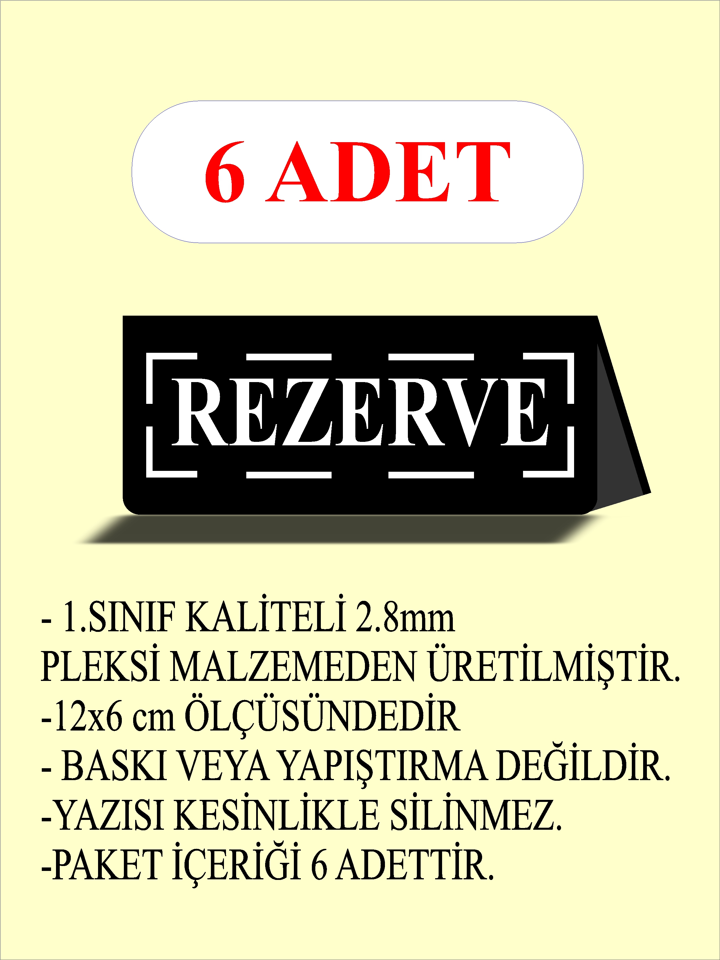 Pleksi%20Masa%20Üstü%20Rezerve%20Yazısı%20Üçgen%20Siyah%206%20Adet